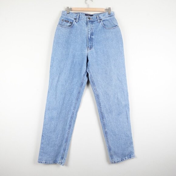 Vintage 90s Ikeda Relaxed Fit Tapered Leg Jeans Men's 32x32 Made in Canada - Picture 1 of 10